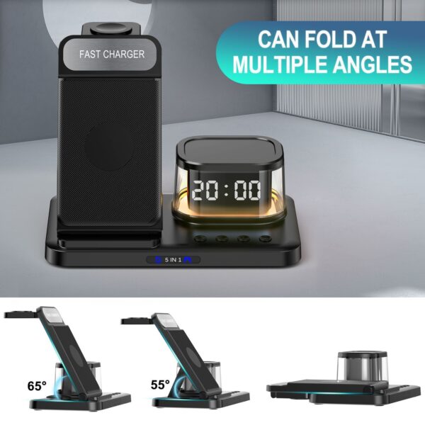Creative Wireless Charging Three-in-one Folding Bracket - Image 3