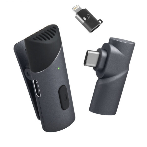 Mobile Phone Outdoor Live Broadcast Noise Reduction Recording Wireless Lavalier Microphone - Image 3